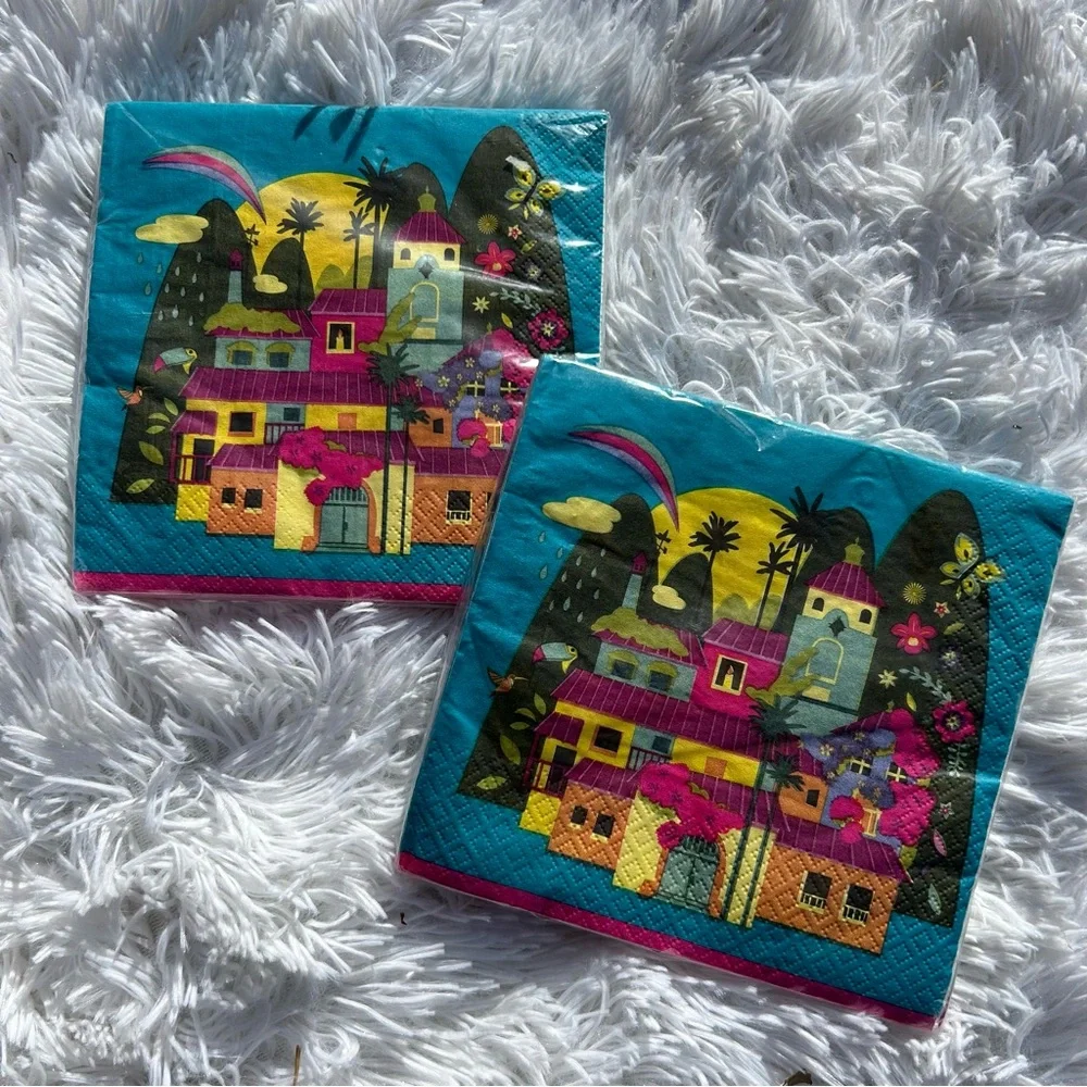 🩶5/$30 Disney’s Encanto Mirabel Luncheon Party Napkins Set of Two 16 Packs NEW
